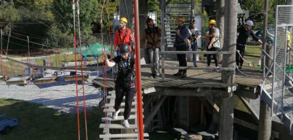 Team-Event der 180° Sicherheit - Klettern